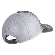 U.S. Army 4th Infantry Division Embroidered Low Profile Special Cotton Mesh Cap - Black OSFM