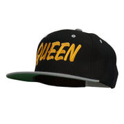 Queen Embroidered Two Tone Snapback Cap