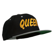 Queen Embroidered Two Tone Snapback Cap