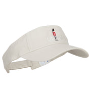 Queen Guard London Embroidered Pro Style Cotton Washed Visor