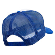 Spooky Mama Embroidered Summer Foam Mesh Trucker Cap - Royal-White OSFM