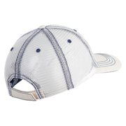 U.S. Army 4th Infantry Division Embroidered Low Profile Special Cotton Mesh Cap - Putty OSFM