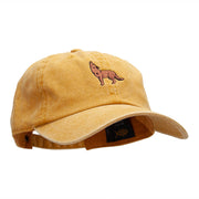 Coyote Howl Embroidered Unstructured Cotton Cap