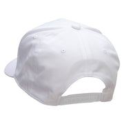 Dive Embroidered Unstructured Cotton Twill Washed Cap - White OSFM