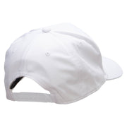 Dive Embroidered Unstructured Cotton Twill Washed Cap - White OSFM