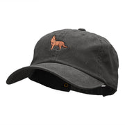 Coyote Howl Embroidered Unstructured Cotton Cap