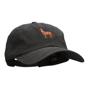 Coyote Howl Embroidered Unstructured Cotton Cap