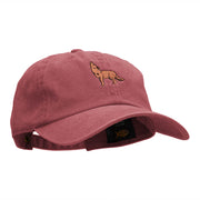 Coyote Howl Embroidered Unstructured Cotton Cap