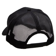 Kayaking Paddles Embroidered Solid Cotton Twill Mesh Prostyle Cap - Black OSFM