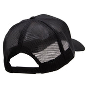 Kayaking Paddles Embroidered Solid Cotton Twill Mesh Prostyle Cap - Black OSFM