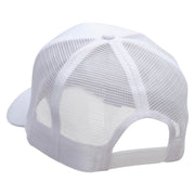 Kayaking Paddles Embroidered Solid Cotton Twill Mesh Prostyle Cap - White OSFM