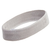 Yosemite Logo Embroidered Head Bands (terry) - Grey OSFM