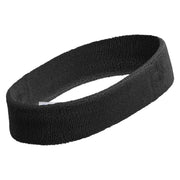 Yosemite Logo Embroidered Head Bands (terry) - Black OSFM