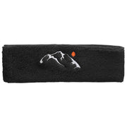 Yosemite Logo Embroidered Head Bands (terry) - Black OSFM