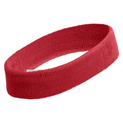 Yosemite Logo Embroidered Head Bands (terry) - Red OSFM
