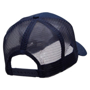 Landing Airplane Embroidered Solid Cotton Prostyle Twill Mesh Cap