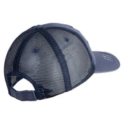 U.S. Army 7th Infantry Division Embroidered Low Profile Special Cotton Mesh Cap - Navy OSFM