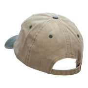 Elephant Mascot Embroidered Pigment Dyed Wash Caps