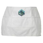 Machu Picchu Landscape Embroidered 3 Pockets Chef's Apron - White OSFM