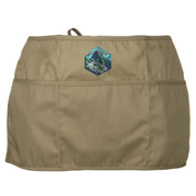 Machu Picchu Landscape Embroidered 3 Pockets Chef's Apron - Khaki OSFM