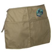 Machu Picchu Landscape Embroidered 3 Pockets Chef's Apron - Khaki OSFM