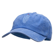 Spiny Ferocactus Embroidered Unstructured Pigment Dyed Cotton Cap - Blue OSFM