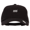 Aquarius Zodiac Sign Embroidered Unstructured Cap