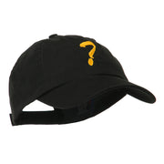 Question Mark Embroidered Cap