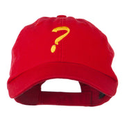 Question Mark Embroidered Cap