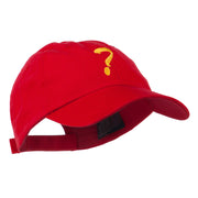 Question Mark Embroidered Cap