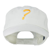 Question Mark Embroidered Cap