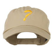 Question Mark Embroidered Cap