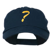 Question Mark Embroidered Cap