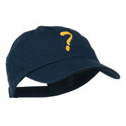 Question Mark Embroidered Cap