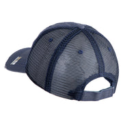 U.S. Army 8th Infantry Division Embroidered Low Profile Special Cotton Mesh Cap - Navy OSFM