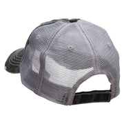 Papaya Embroidered Low Profile Special Cotton Mesh Cap - Black OSFM