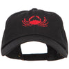 Crab Embroidered Unconstructed Cap