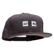 Rage Quit Embroidered Prostyle Snapback - Charcoal OSFM