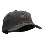 Minimal German Shepherd Embroidered Unstructured Cotton Cap