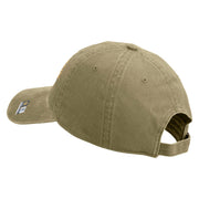 U.S. Army 11th Infantry Brigade Embroidered Washed Solid Pigment Dyed Cotton Twill Brass Buckle Cap - Khaki OSFM
