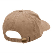 Minimal German Shepherd Embroidered Unstructured Cotton Cap