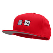 Rage Quit Embroidered Prostyle Snapback - Red OSFM