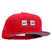 Rage Quit Embroidered Prostyle Snapback - Red OSFM