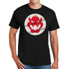 Bowser King Koopa Big Size Cotton Polyester DryBlend T-Shirt - Black S