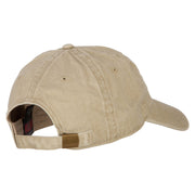 Camera Design Photographer Embroidered Washed Cotton Twill Cap