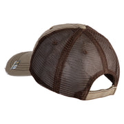 U.S. Army 11th Infantry Brigade Embroidered Low Profile Special Cotton Mesh Cap - Khaki-Brown OSFM