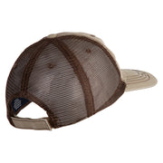 U.S. Army 11th Infantry Brigade Embroidered Low Profile Special Cotton Mesh Cap - Khaki-Brown OSFM