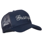 Gramps Embroidered Solid Cotton Mesh Pro Cap