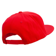 Mario Luigi Wario Waluigi Symbol Embroidered 6 Panel High Profile Structured Snapback - Red OSFM