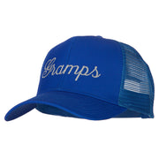 Gramps Embroidered Solid Cotton Mesh Pro Cap